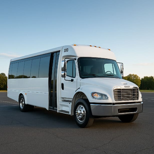 Cedar Rapids Shuttle Bus Rentals 25 Passenger Shuttle Bus