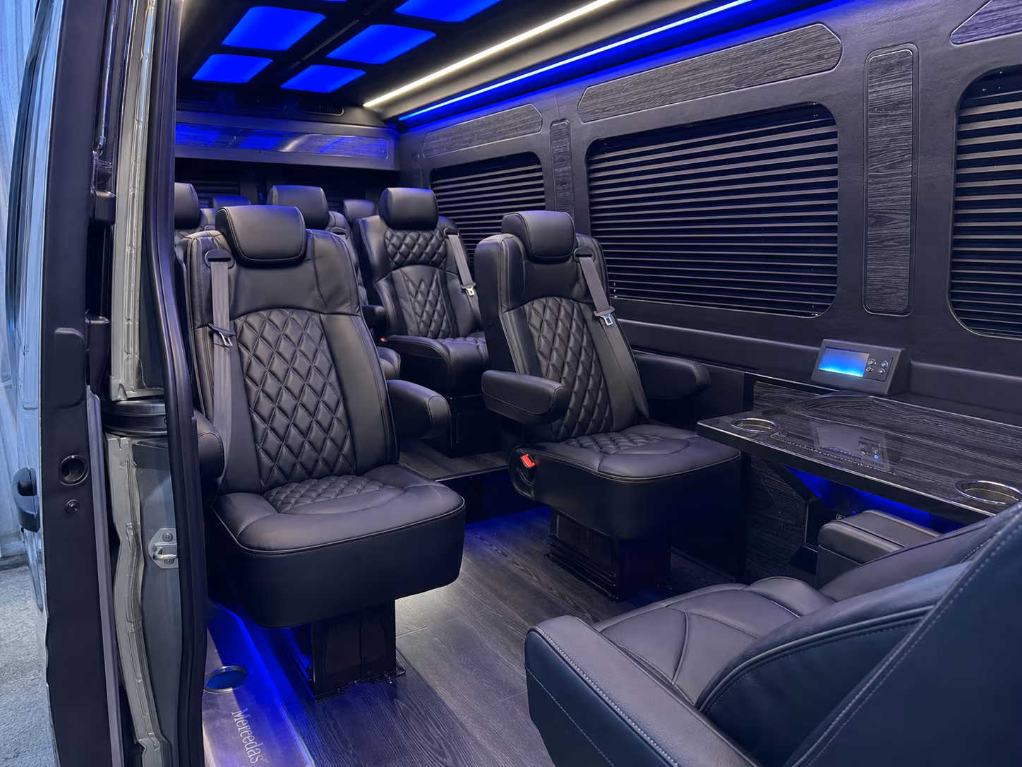 sprinter van transportation for groups and events across cedar rapids
